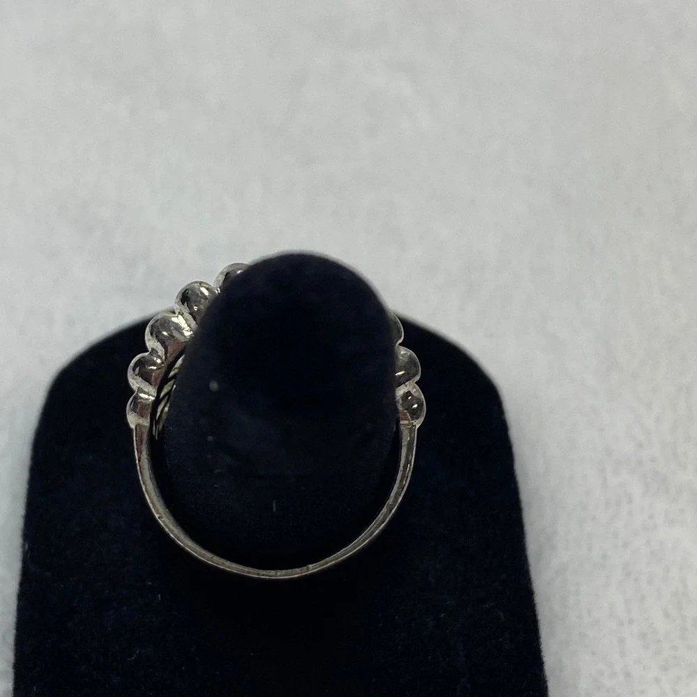 Sterling Silver‎ Filigree Open Weave Geometric Ring Statement Ring Size 7